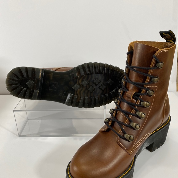 NEW- DR MARTENS LEONA ORLEANS HEEDED BOOTS - Picture 10 of 10